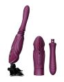 Компактна смарт секс-машина Zalo  -  Sesh Velvet Purple, 2 насадки, пульт ДК, кристал Swarovski