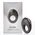 Кільце на пеніс з кліторальною стимуляцією Hot Octopuss Atom Cock Ring Clitoral Stimulator, чорне