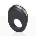 Кільце на пеніс з кліторальною стимуляцією Hot Octopuss Atom Cock Ring Clitoral Stimulator, чорне
