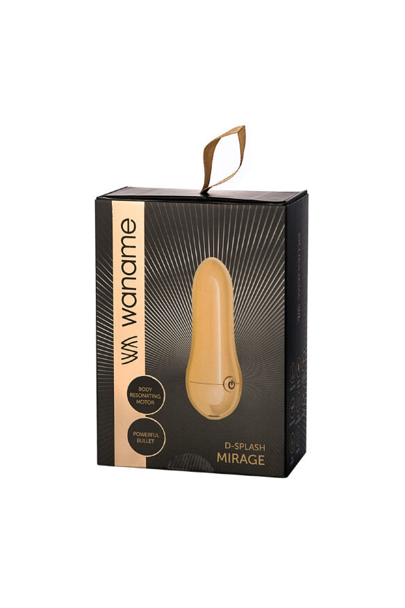 Стимулятор зовнішніх інтимних зон Waname D-Splash Mirage, ABS пластик, золотистий, 9 см