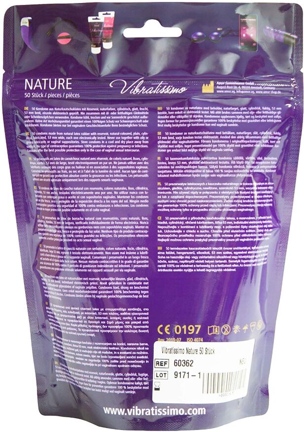 Презервативы - Vibratissimo Nature, 50 шт.