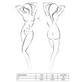 Комплект белья GIANA BIKINI white XXL/XXXL - Passion: полупрозрачные лиф и трусики с бантиками