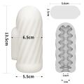 Мастурбатор - Knights Ring Vibrating Dual Purpose Sleeve-Spiral