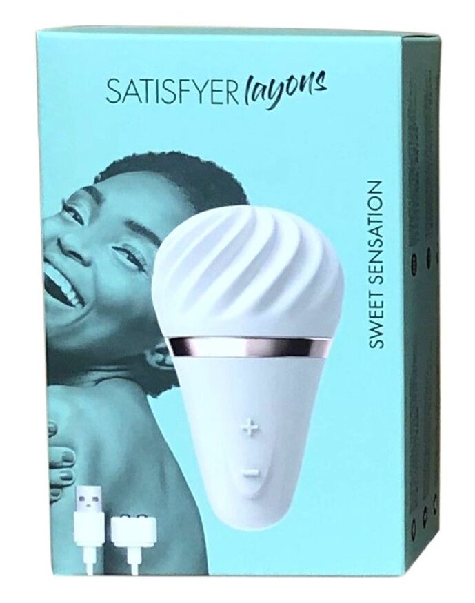 Мощный вибратор Satisfyer Lay-On - Sweet Sensation, водонепроницаемый