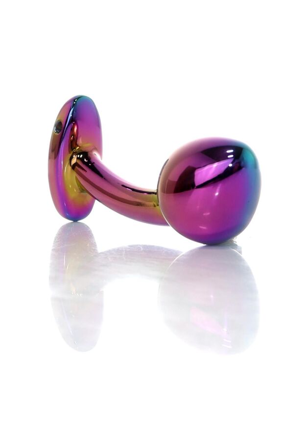 Анальна пробка - Jewellery Multicolour Curved Plug M
