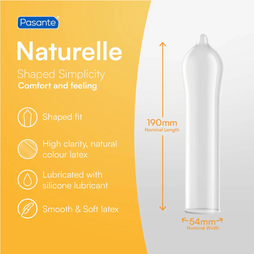 Щільнооблягаючі презервативи Pasante - Naturelle, №1