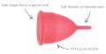 Менструальные чаши Mae B Intimate Health 2 Large Menstrual Cups