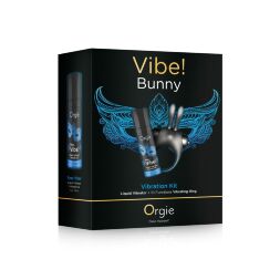 Набор Orgie Vibe Bunny: жидкий вибратор и эрекционное виброкольцо