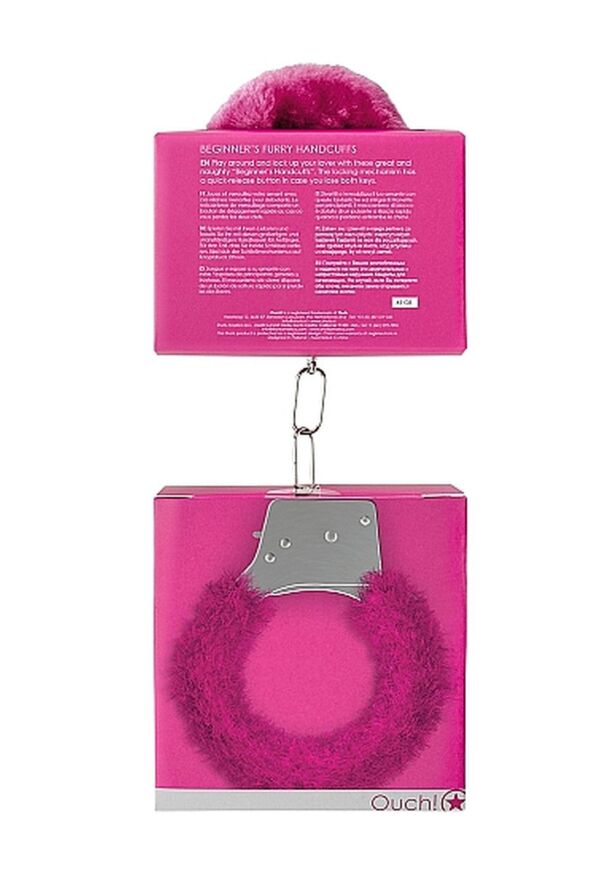 Наручники - Ouch! Beginner's Handcuffs Furry Pink