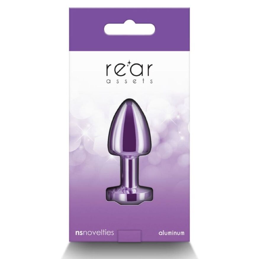Анальная пробка с кристаллом NS Novelties Rear Assets Petite фиолетовый, Medium