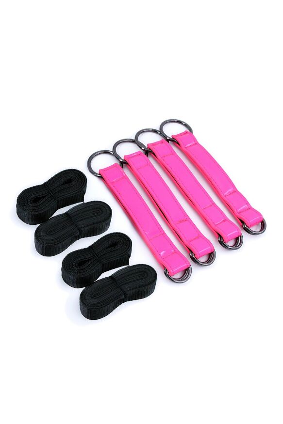 Система фиксации к кровати NS Novelties ELECTRA BED RESTRAINT STRAPS PINK