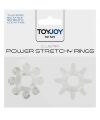Набор из 2 шт колец на пенис Toy Joy - Power stretchy Rings Clear, 10459-CLEAR