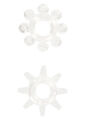 Набор из 2 шт колец на пенис Toy Joy - Power stretchy Rings Clear, 10459-CLEAR