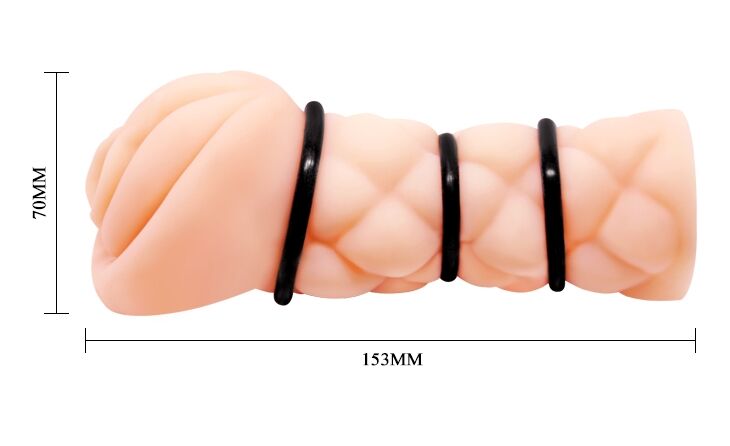 Мастурбатор с вибрацией CRAZY BULL - MICHELLE Vagina Vibration, BM-009153ZH