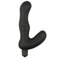 Массажер простаты с вибрацией Easytoys, силиконовый, черный, 10 х 3см