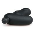 Массажер простаты с вибрацией Easytoys, силиконовый, черный, 10 х 3см