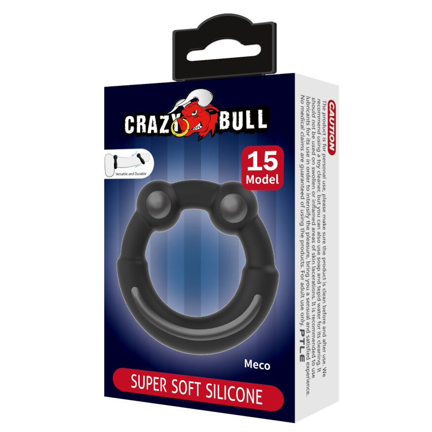 Эрекционное кольцо Crazy Bull №15 - Meco super soft silicone, BI-210362