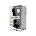 Фаллоимитатор SilexD Johnny Black (MODEL 1 size 7in), двухслойный, силикон+Silexpan, диаметр 3,8см (мятая упаковка!!!)
