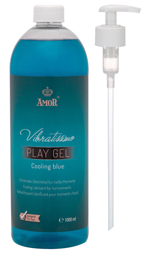 Лубрикант з охолоджуючим ефектом - Vibratissimo Cooling Blue, 1000 мл
