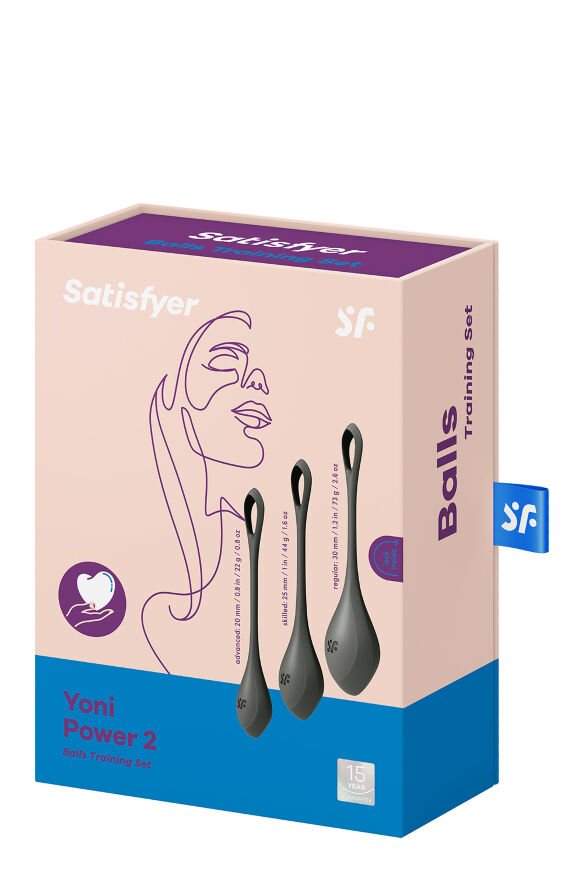 T360188 Набор вагинальных шариков Satisfyer Yoni Power 2 Black