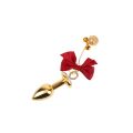 Набор CHISA Sexy Tempter Kit-Red Senuelo анальная пробка и зажимы на соски с бантиками