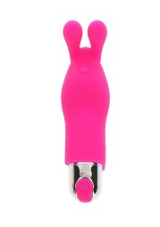 Вибратор на палец для клитора в виде кролика Toy Joy Bunny Pleaser Rechargeable розовый