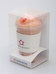 Мастурбатор-вагіна Naked Factory Cup Sleeve V - 1, наскрізний