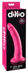 Гибкий фаллоимитатор Dillio 7" Slim Pink