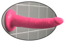 Гибкий фаллоимитатор Dillio 7" Slim Pink