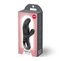 Вибратор-кролик Fun Factory MISS BI Black, 2 независимых мотора, диаметр 4,2 см