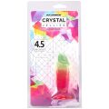 Небольшой дилдо Doc Johnson Crystal Jellies - 4.5 Inch Classic Dong - Rainbow