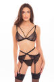 Комплект BOSS OF YOU 3PC BRA GARTER SET BLACK, S/M