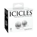 Вагінальні кульки Pipedream Icicles скляні, 25 мм