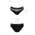 Трусики с прозрачной вставкой PS006 PANTIES black M - Passion