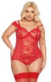 Боді - Dora, red - 3XL