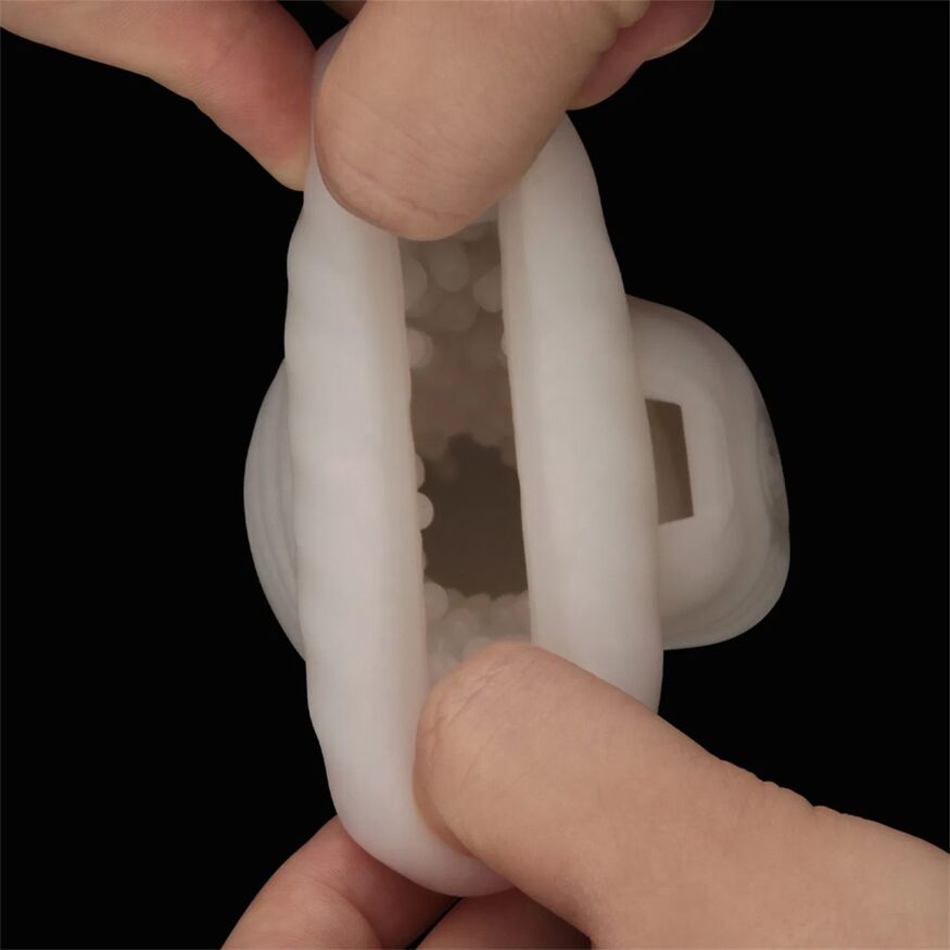 Мастурбатор - Knights Ring Vibrating Dual Purpose Sleeve-Wavy