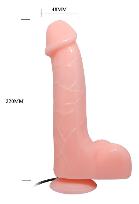 Вибратор на присоске BAILE - Barbara Multi-speed vibration, BW-008074ZSY