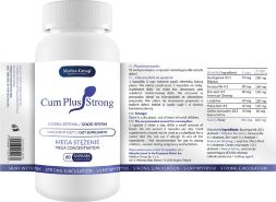 Таблетки Cum Plus Strong для увеличения количества и качества спермы, 60 капсул
