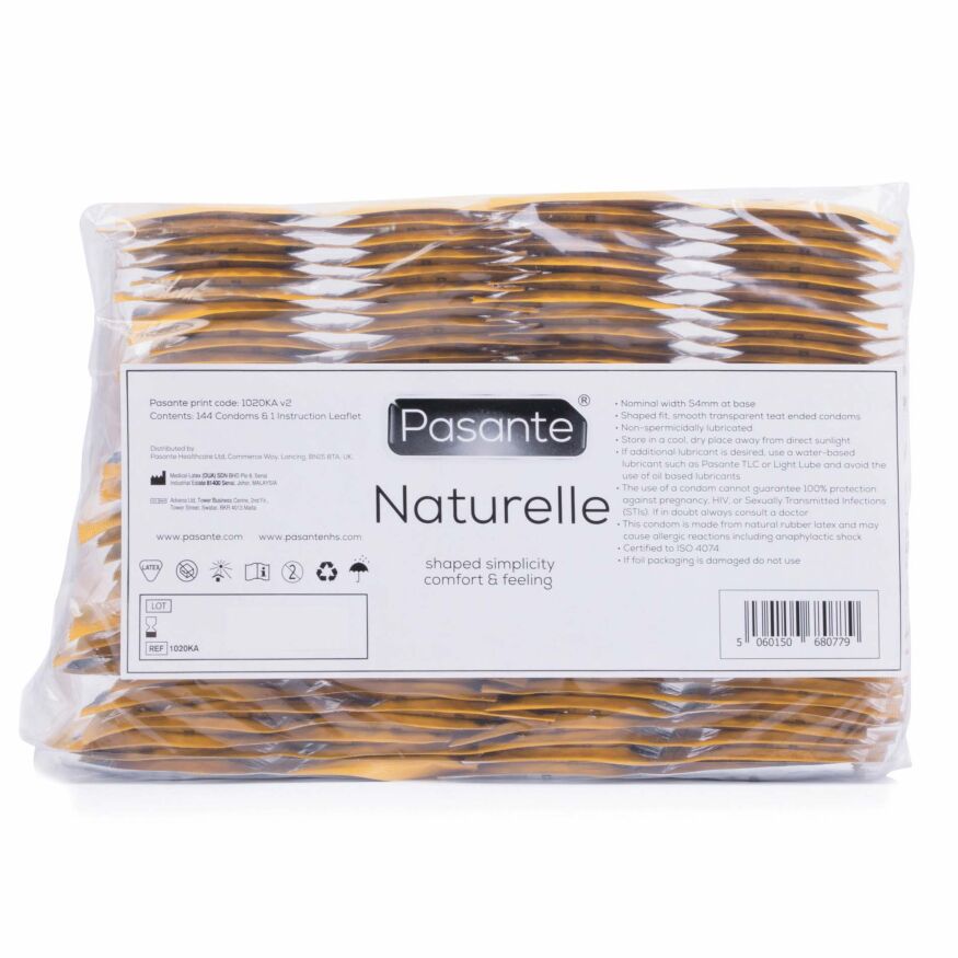 Щільнооблягаючі презервативи Pasante - Naturelle, №144