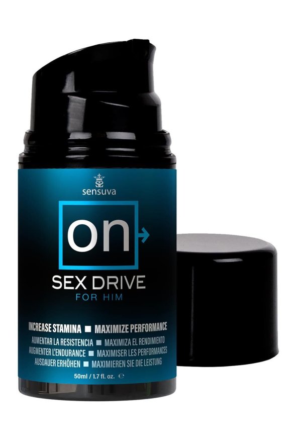 Крем для повышения либидо у мужчин Sensuva ON Sex Drive for Him (50 мл) с натуральными экстрактами