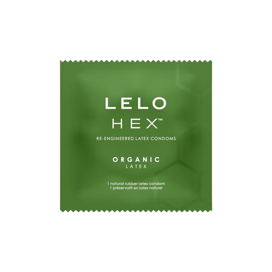 Презервативи LELO HEX Condoms Organic 3 Pack, тонкі та суперміцні