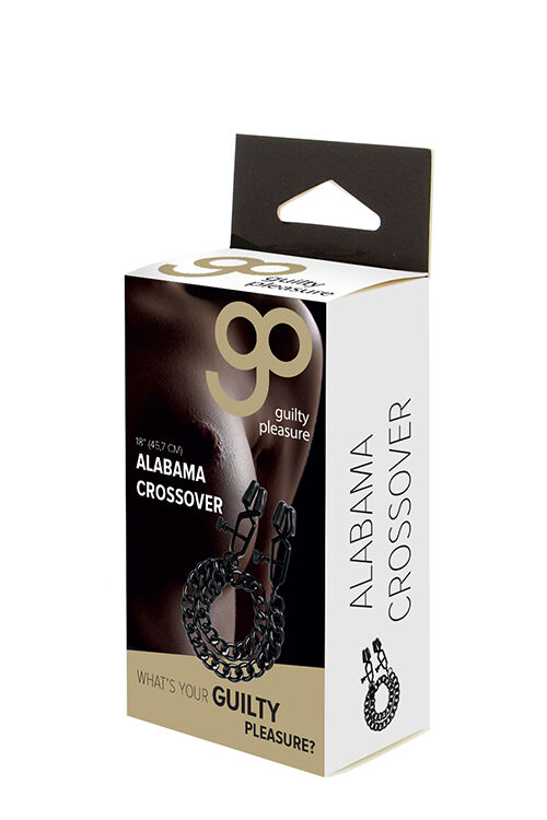 Зажимы на соски  GP ALABAMA CROSSOVER NIPPLE CLAMPS      