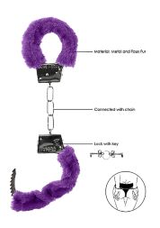 Наручники - Ouch! Beginner's Handcuffs Furry Purple