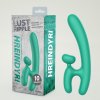 Вибратор со стимуляцией клитора, с двумя вибромоторами Chisa Lust Ripple Hreindyri, зеленый