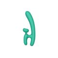 Вибратор со стимуляцией клитора, с двумя вибромоторами Chisa Lust Ripple Hreindyri, зеленый