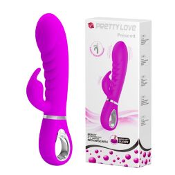 Ребристый вибратор Pretty Love «Prescott» BI-014635