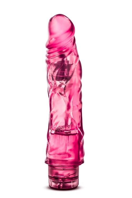 Вибратор реалистичный Blush B Yours Vibe 10 розовый, 22.5 х 4.9 см