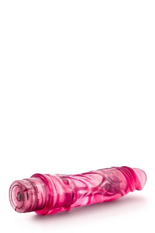 Вибратор реалистичный Blush B Yours Vibe 10 розовый, 22.5 х 4.9 см
