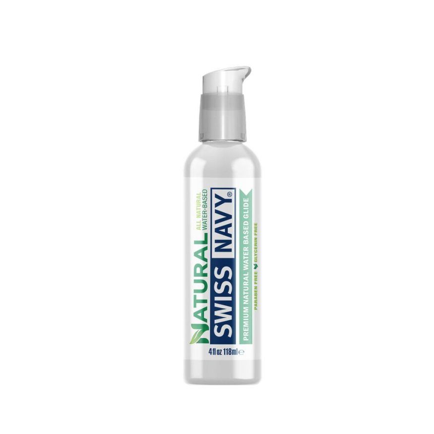 Лубрикант на водной основе Swiss Navy NATURAL All Natural, 118 мл, для чувствительной кожи