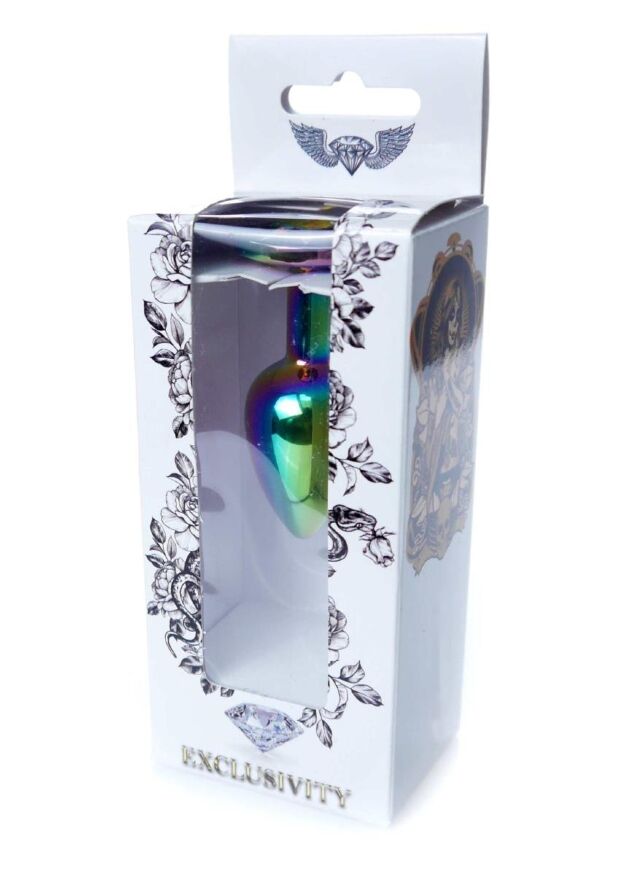 Анальна пробка - Jewellery Multicolour Plug Clear
